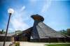 MIKAELA MACKENZIE / WINNIPEG FREE PRESS
The Precious Blood Roman Catholic Church, which opened in 1968, was designed by Étienne Gaboury, the man behind a number of Winnipeg landmarks, including the Royal Canadian Mint building.
