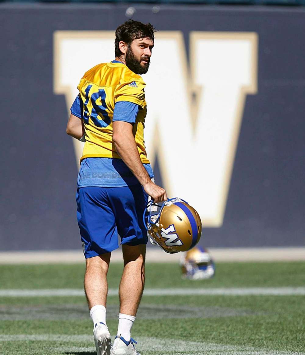 PHIL HOSSACK / WINNIPEG FREE PRESS - Bomber quarterback Alex Ross.