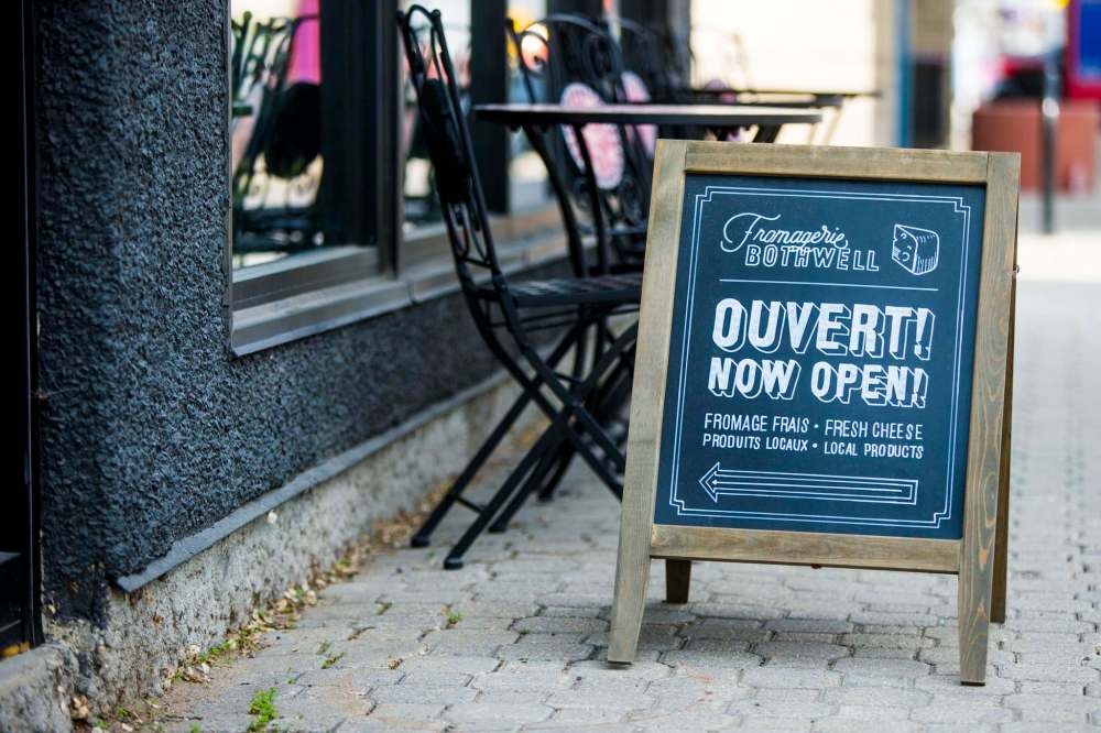 MIKAELA MACKENZIE / WINNIPEG FREE PRESS
Fromagerie Bothwell’s welcoming atmosphere and location near downtown have contributed to the Provencher Boulevard cheese shop’s immediate success.