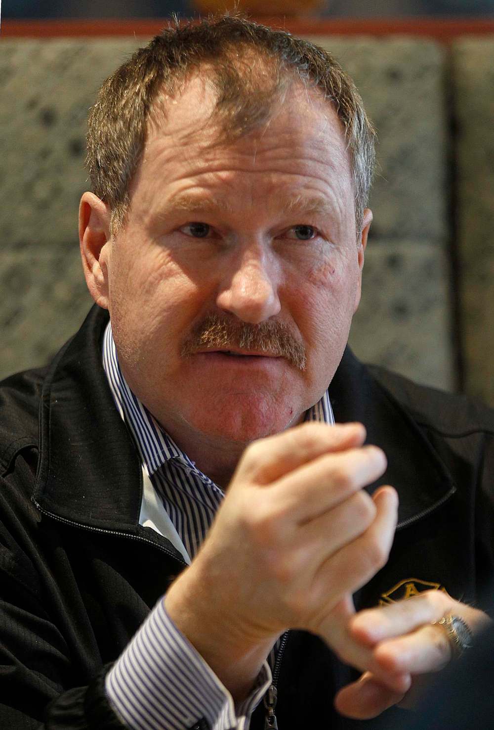 Phil Hossack / Winnipeg Free Press
Alex Forrest is head of the local United Firefighter’s Winnipeg Union.