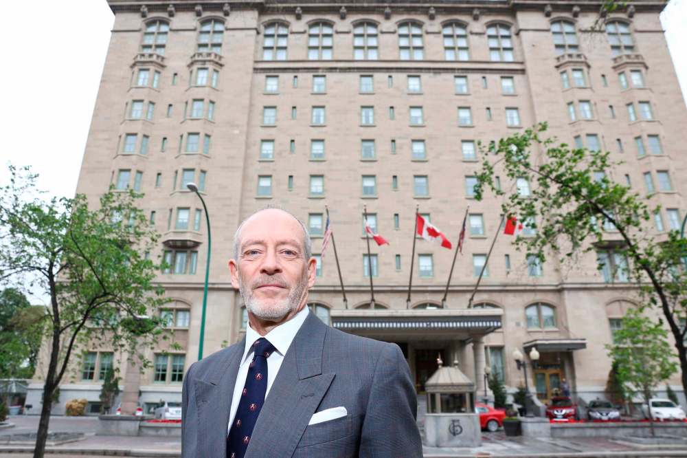 John Perrin’s family owned the Hotel Fort Garry when it was taken for tax sale - but as the family says the taxes were based on a wildly inflated assessment. He wants an apology from the province. (Mike Deal / Winnipeg Free Press)