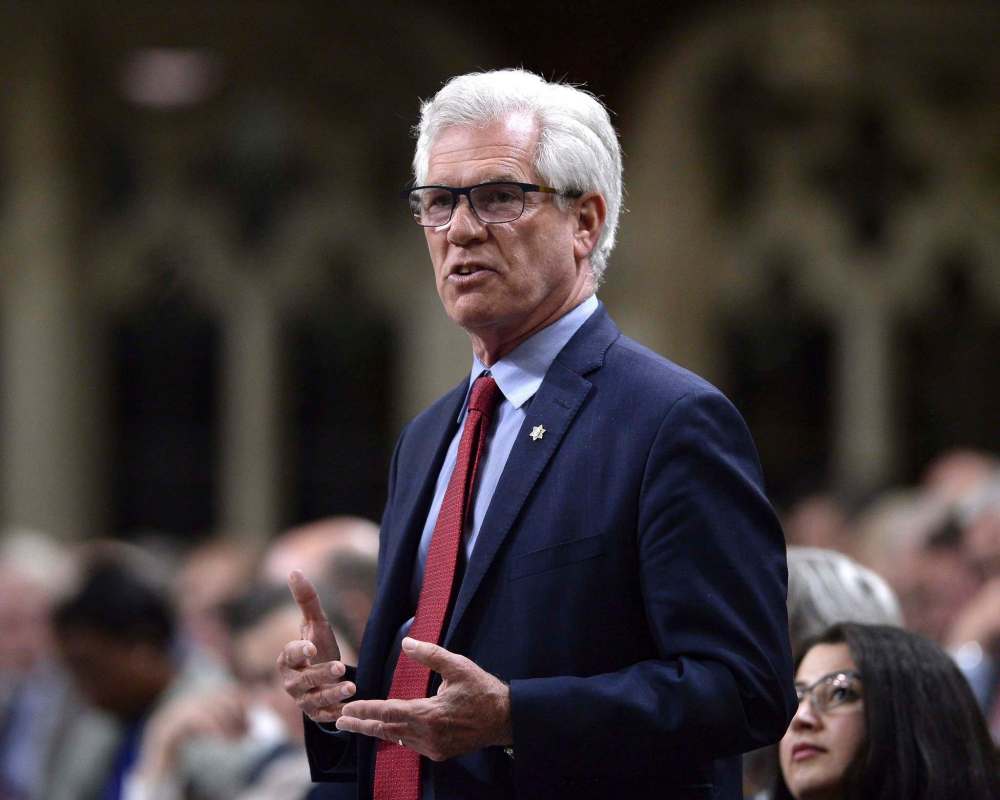 Justin Tang / The Canadian Press
Minister of Natural Resources Jim Carr during Question Period in the House of Commons on Parliament Hill.