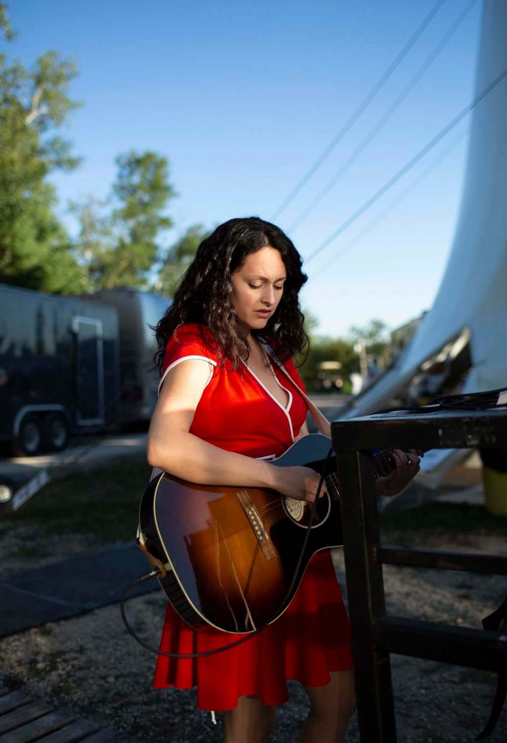 ANDREW RYAN / WINNIPEG FREE PRESS
Jadea Kelly rehearses before performing.