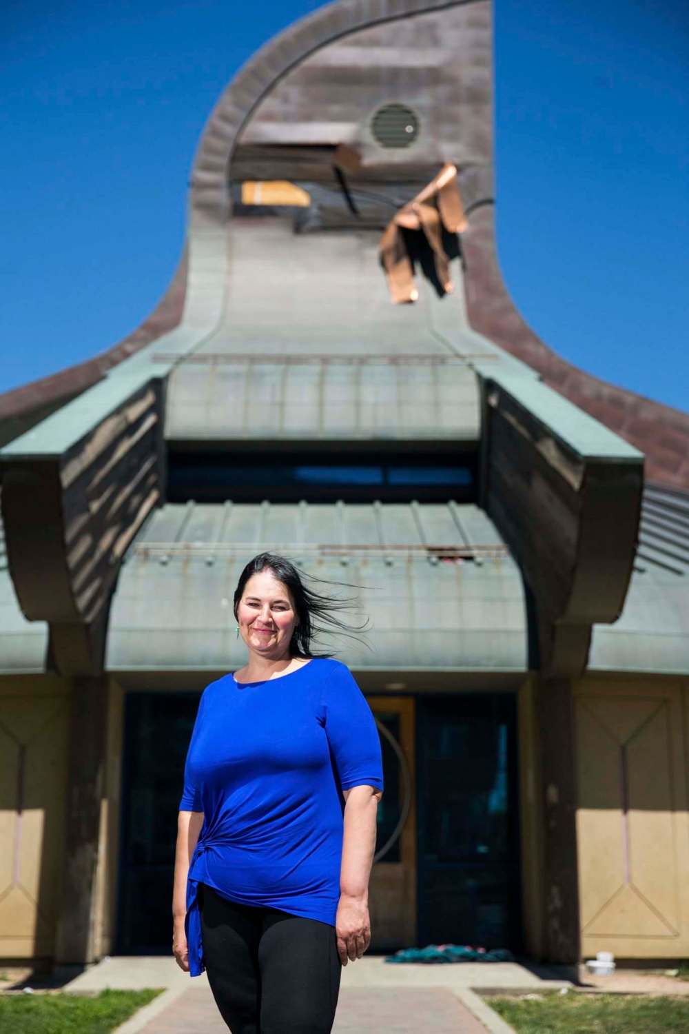 Richelle Scott, co-chair of the Circle of Life Thunderbird House board of directors. (Mikaela MacKenzie / Winnipeg Free Press)