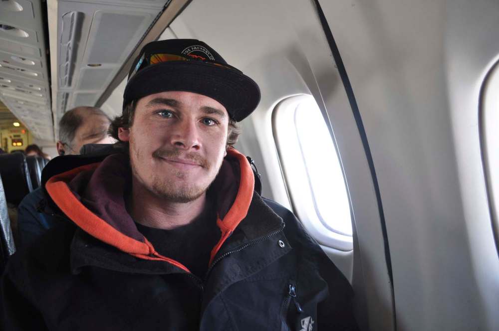 Remi Foubert-Allen started the project last winter with a team that followed the Manitoba Hydro transmission line from Gillam to Churchill using a special permit from the province, which caused unforeseen problems based on where the team stored its fuel. (Dylan Robertson / Winnipeg Free Press Files)