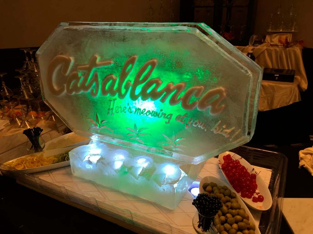 Wade tries to get about $300 per slab of ice but there are pricing variables.