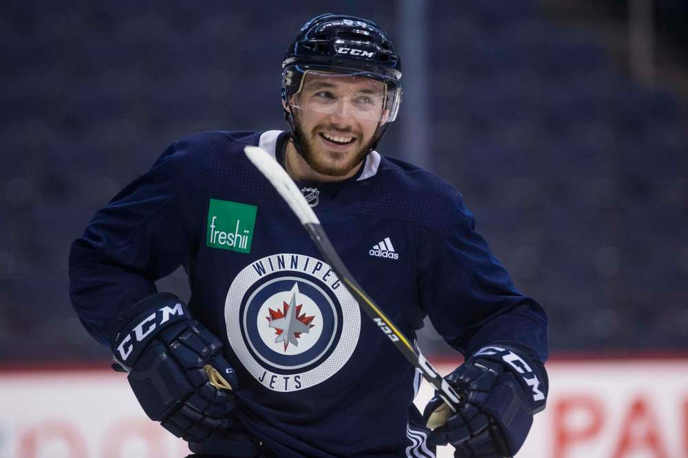 Marko Dano has an arbitration hearing set for July 30. (Mike Deal / Winnipeg Free Press)