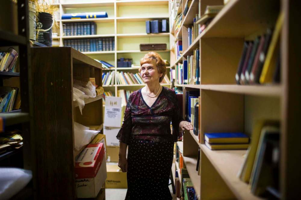 Maria Bosak, editor of the Ukrainian Voice for the past 23 years, says subscribers have been calling the newspaper to lament its closure. (Mikaela MacKenzie / Winnipeg Free Press)