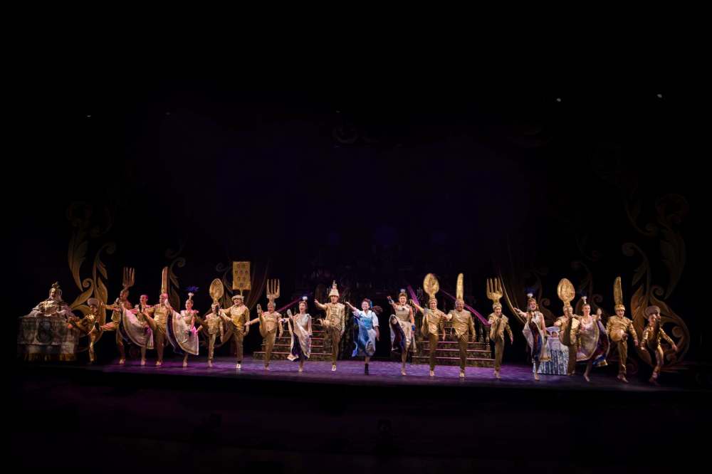 Rainbow Stage’s 2018 production of Beauty and the Beast. Chris Hadley says ‘even with the objects of the Beast’s house... we also want them to be recognizable as humans.’ (Supplied photo)