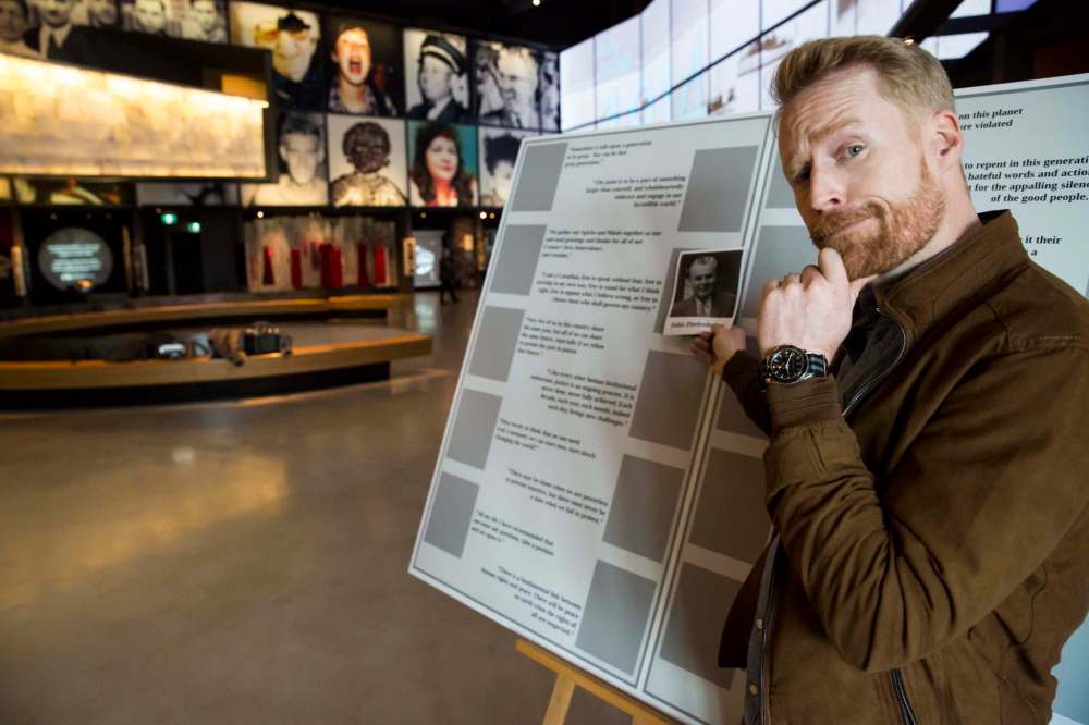 The Amazing Race Canada’s Jon Montgomery at the CHRM