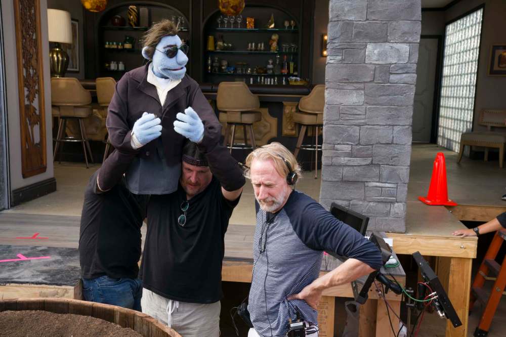 STXfilms
Puppeteer Bill Barretta and Director Brian Henson on the set of The Happytime Murders.