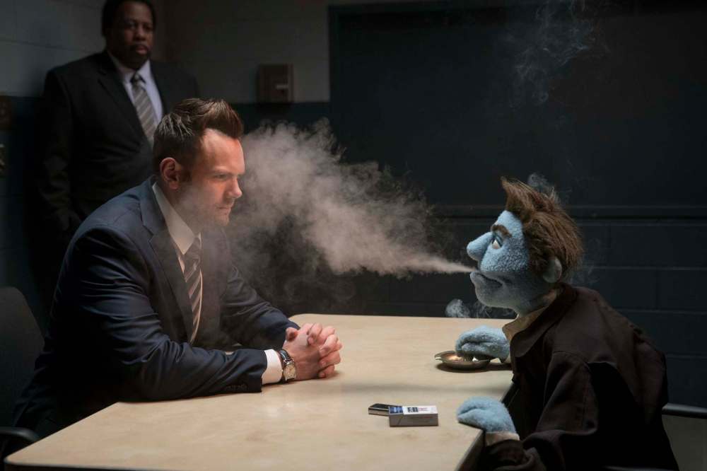 STXfilms
Leslie David Baker and Joel McHale star in The Happytime Murders.