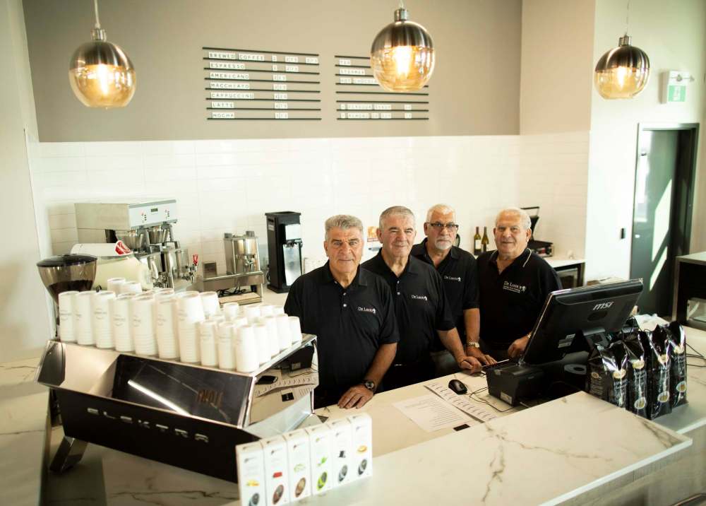 ANDREW RYAN / WINNIPEG FREE PRESS
The original four De Luca brothers, Peter, Tony, Frank and Pasquale, at their newest location.
