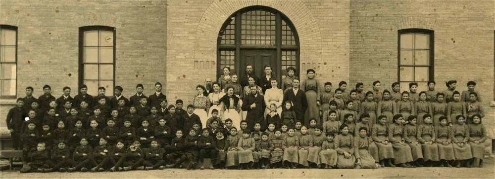 courtesy Mary lynn milne
Brandon residential school and burial ground for residential school children.