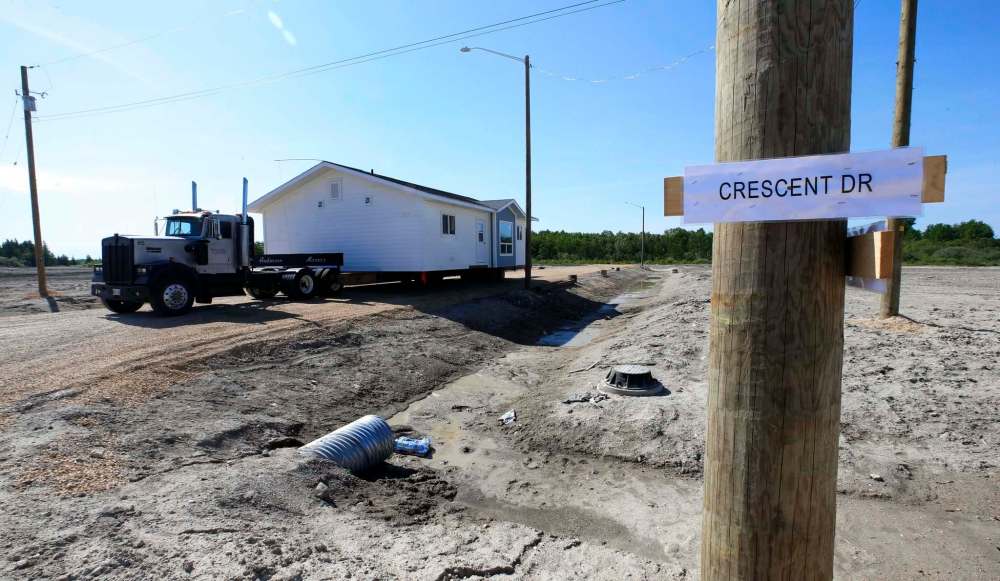 Seven years after Lake St. Martin First Nation was flooded, 190 homes have been built for the First Nation on new reserve lands, with another 130 expected by November 2019. (Wayne Glowacki / Free Press files)
