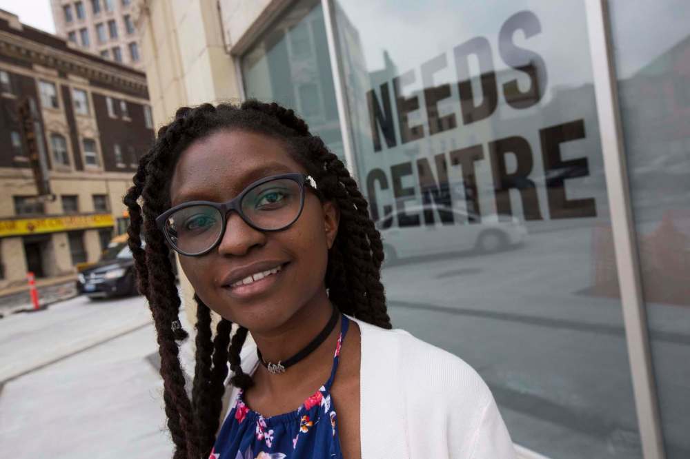 Katriel Gitonga recently graduated from Vincent Massey Collegiate and is starting at the University of Manitoba in September. (Mike Deal / Winnipeg Free Press)
