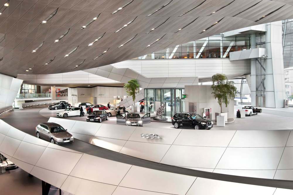 BMW
Customers take ownership of their new cars inside The Welt, then drive directly out and onto the streets of Munich.