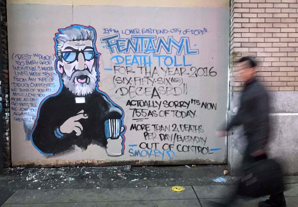 The study analyzed 20 years of data involving people who use opioid drugs in Vancouver. (The Canadian Press/Darryl Dyck)