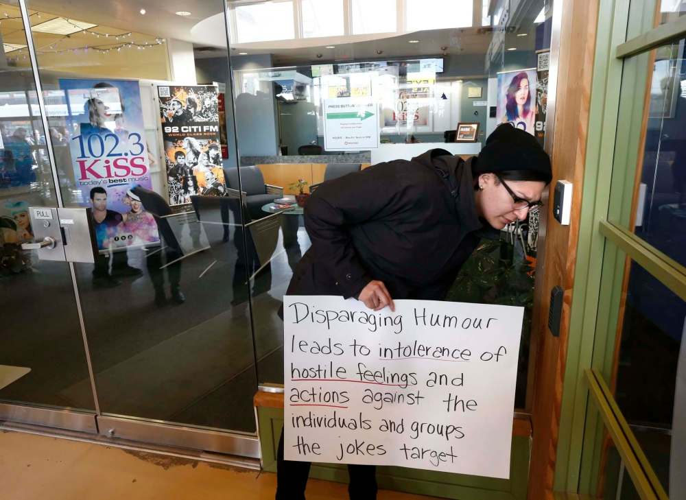 WAYNE GLOWACKI / WINNIPEG FREE PRESS FILES
In 2016, Sadie-Phoenix Lavoie is asking to speak to the station manager at 92.1 CITI FM to protest comments by then-host Dave Wheeler.
