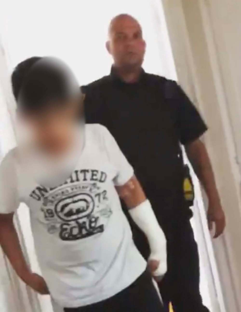 The police officer court couldn't identify.