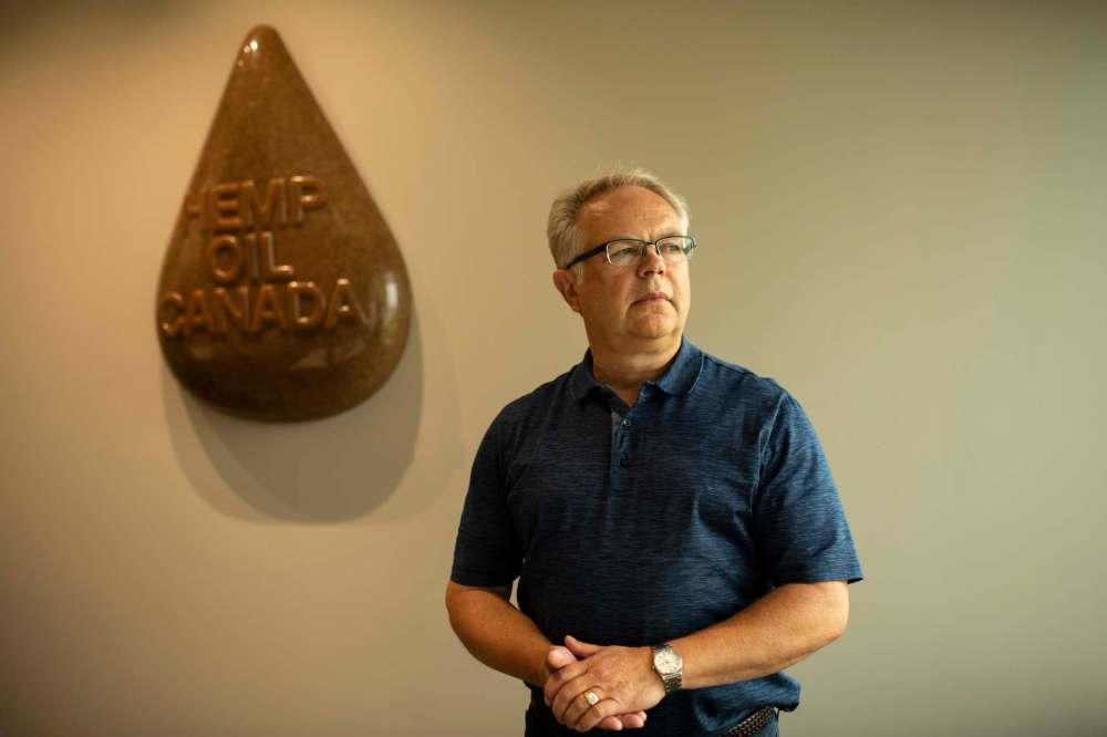 Manitoba Harvest's chief operating officer Barry Tomiski says the company processes more than 30 million pounds of hemp annually.