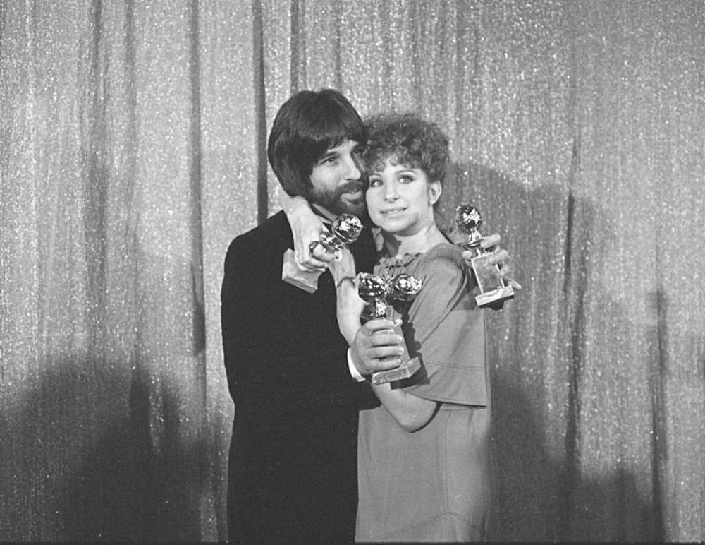 Jon Peters and Barbra Streisand won four Golden Globes for the 1976 remake. (Associated Press files)