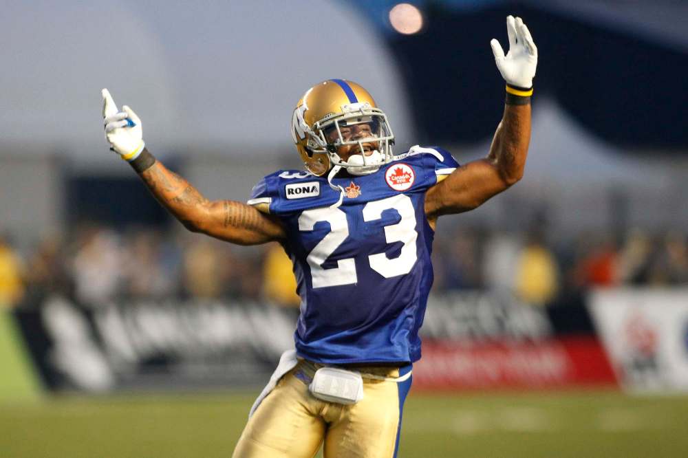 JOHN WOODS / WINNIPEG FREE PRESS FILES
Former Blue Bomber Jonathan Hefney used marijuana to help with pain relief.