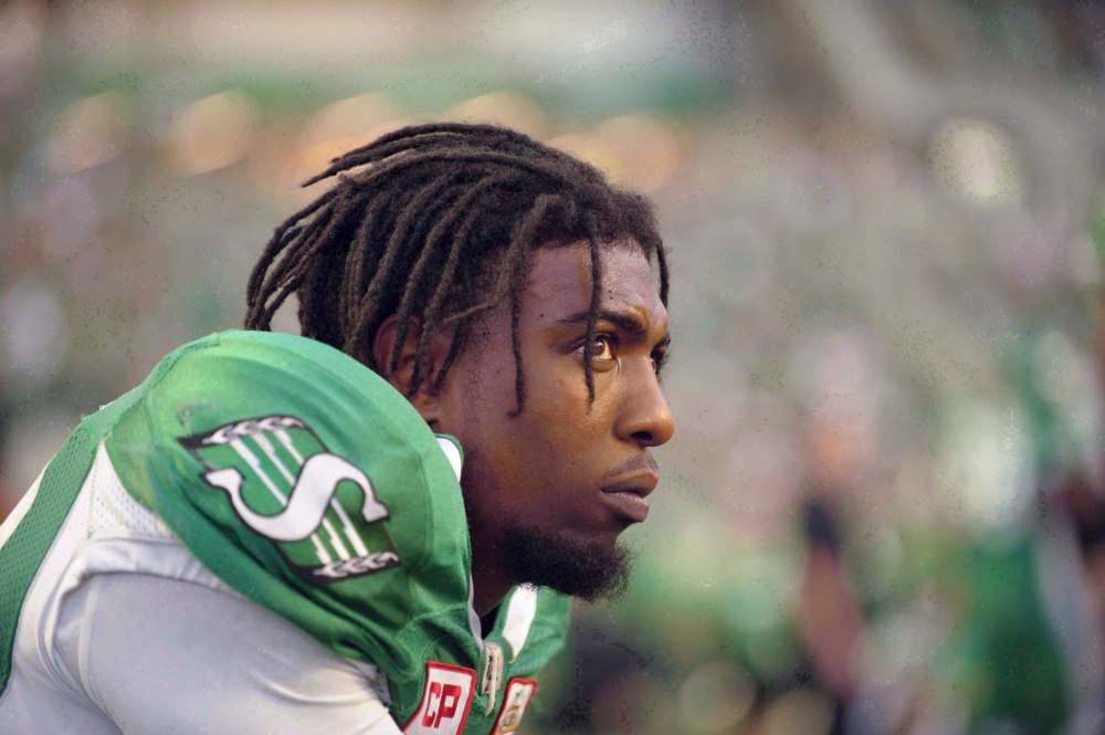 MARK TAYLOR / THE CANADIAN PRESS FILES
Former Roughrider Duron Carter was caught twice trying to enter Canada with cannabis products. He received an absolute discharge in one case and is fighting the other.