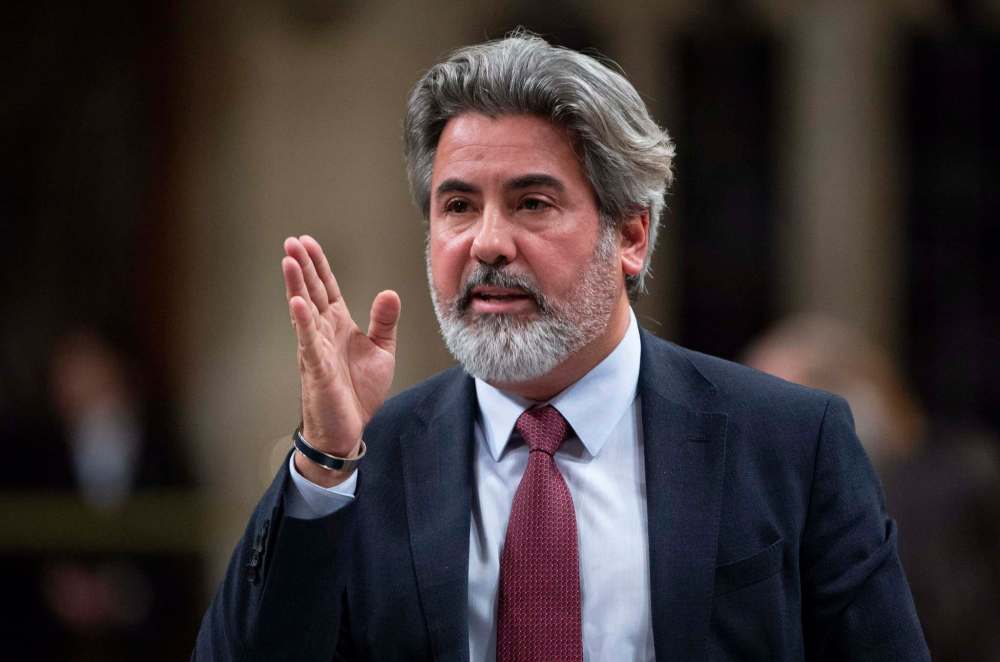 THE CANADIAN PRESS / Adrian Wyld
Minister of Canadian Heritage and Multiculturalism Pablo Rodriguez on how to get access to the Liberals pledged $10M in federal funding for local journalism: