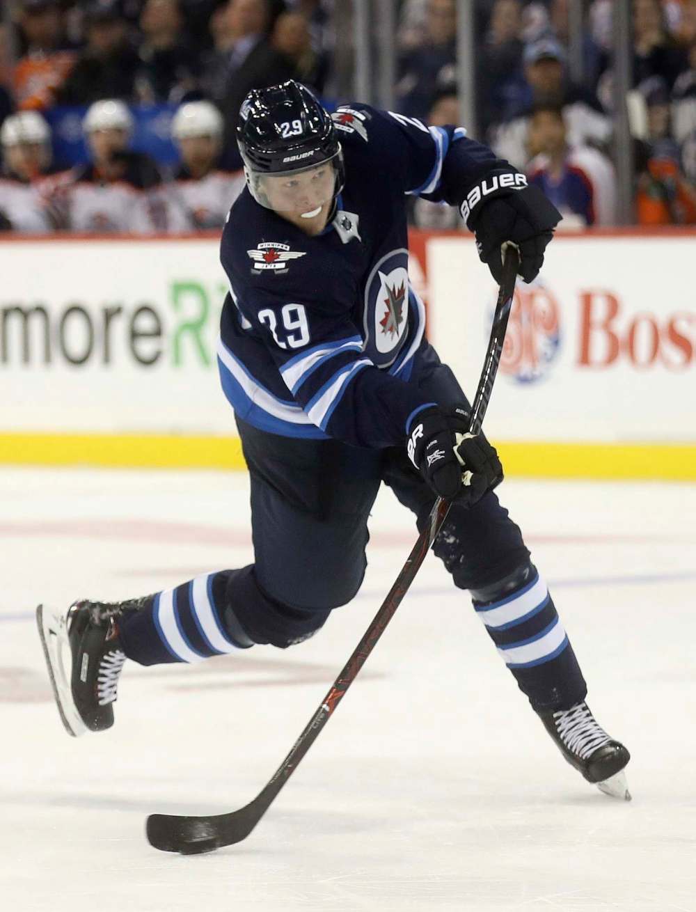 At this juncture in his rookie season, Laine had seven goals and three assists, and in his sophomore year (2017-18), he netted five goals and two helpers. (Trevor Hagan / The Canadian Press files)