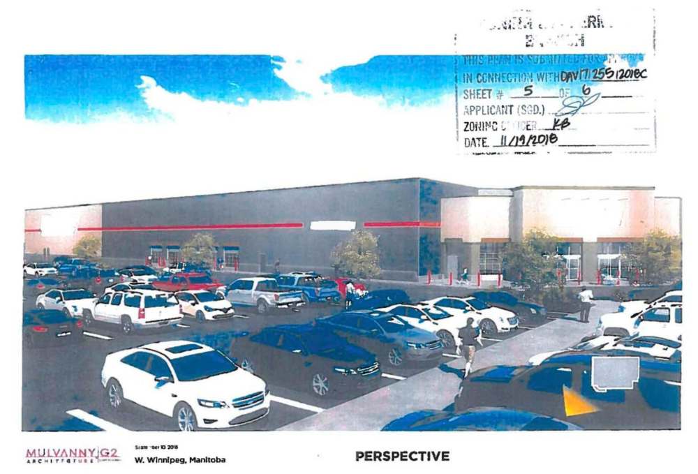 Renderings closely resemble the popular warehouse bulk retailer Costco.