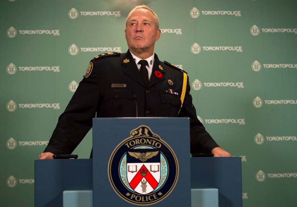 Bill Blair led the Toronto Police Service for a decade until 2015, when he retired and ran for parliament as a Liberal. (The Canadian Press/Nathan Denette)