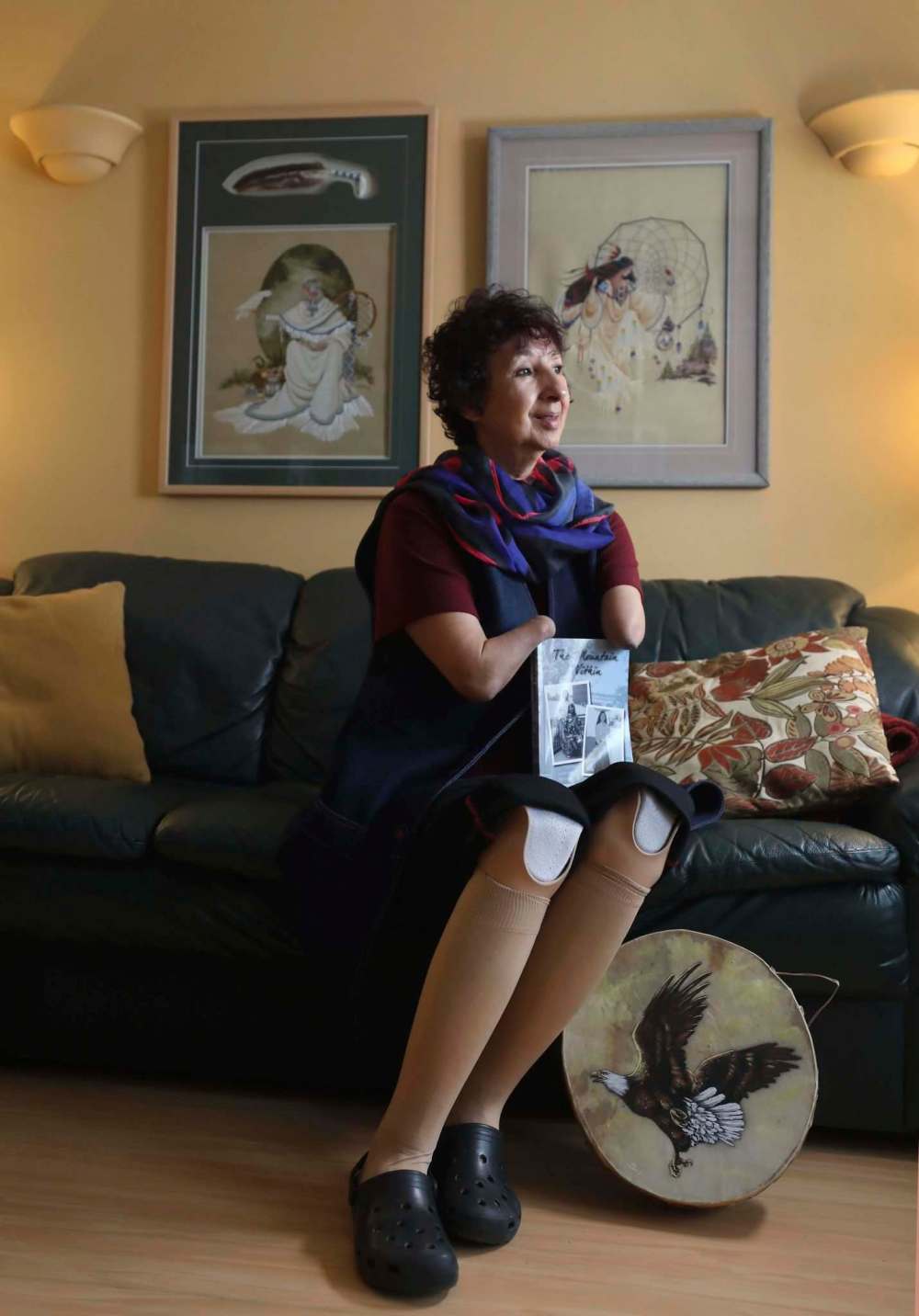Sinclair-Kaspick is fiercely determined and resilient, working hard to advocate and open doors for people living with disabilities. (Ruth Bonneville / Winnipeg Free Press)