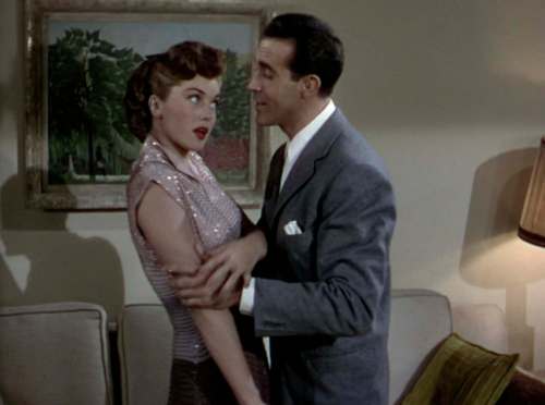 Esther Williams and Red Skelton sing 'Baby, It's Cold Outside' in Neptune's Daughter (1949).