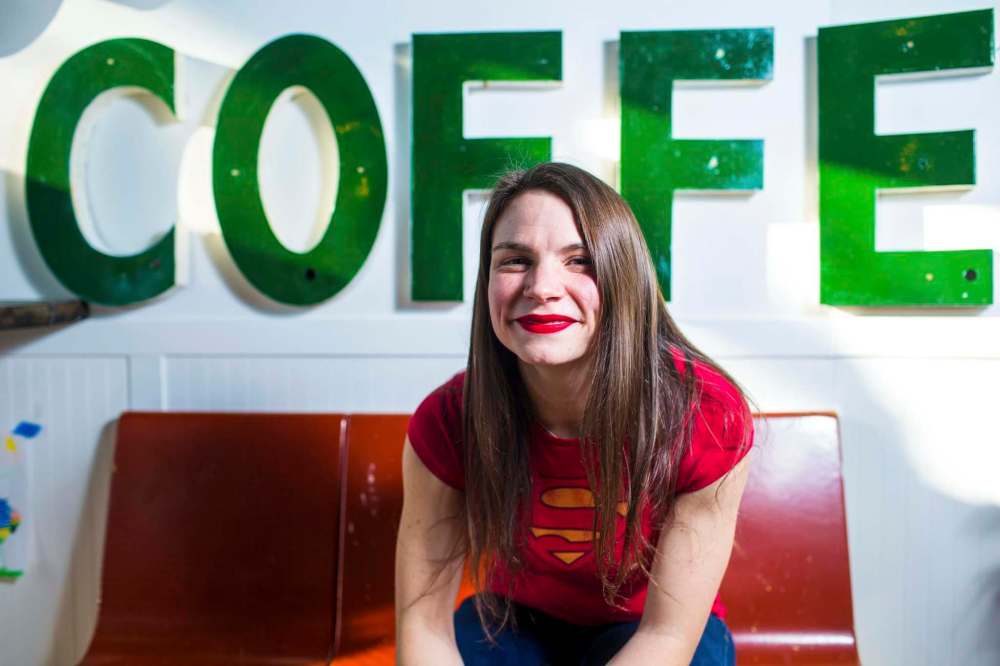 MIKAELA MACKENZIE / WINNIPEG FREE PRESS
Allison Slessor, owner of Modern Coffee, couldn't imagine living in a neighbourhood without a coffee shop, so she started one.