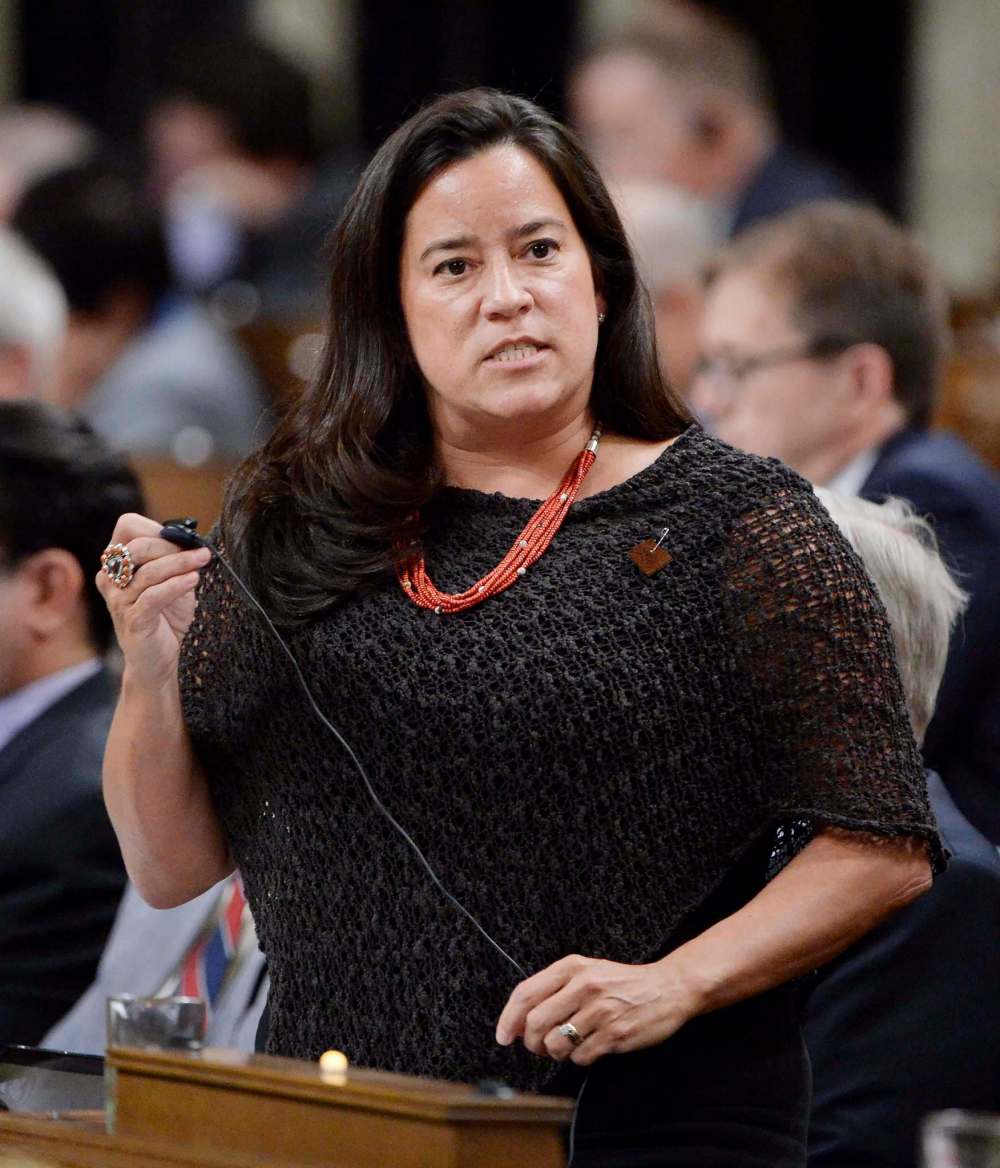 Adrian Wyld / The Canadian Press Files
Justice Minister Jody Wilson-Raybould