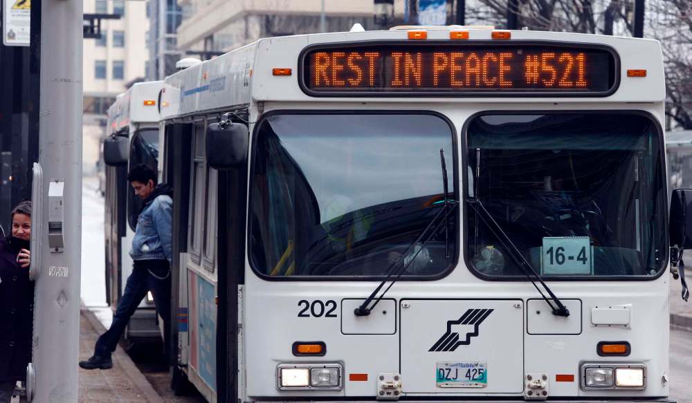 Irvine Jubal Fraser, 58, was stabbed on his bus about 2 a.m. on Feb. 14, 2017 on the University of Manitoba campus. (Wayne Glowacki / Winnipeg Free Press files)
