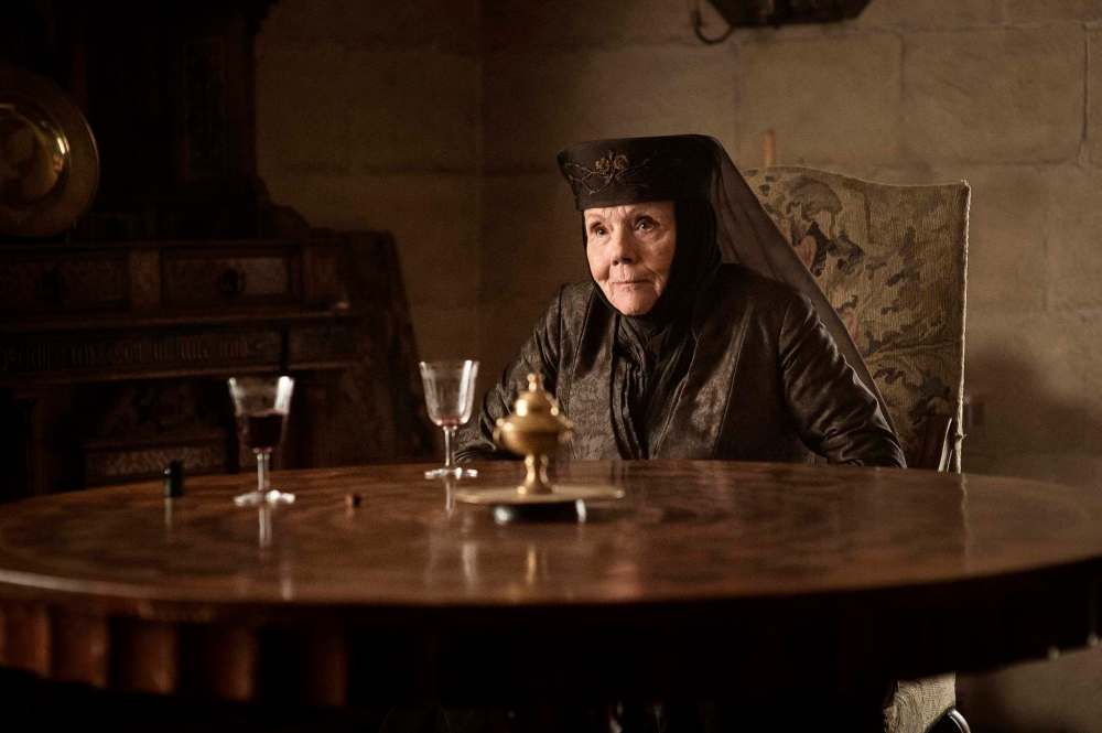 Helen Sloan / HBO
Diana Rigg as Lady Olenna Tyrell in Game of Thrones.