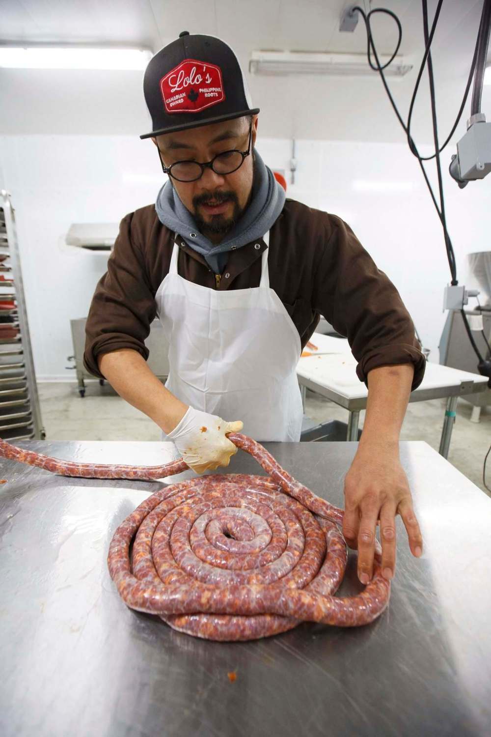 Sale said his recipes originated on his family's hog farm in the Philippines, but he's made some tweaks along the way.