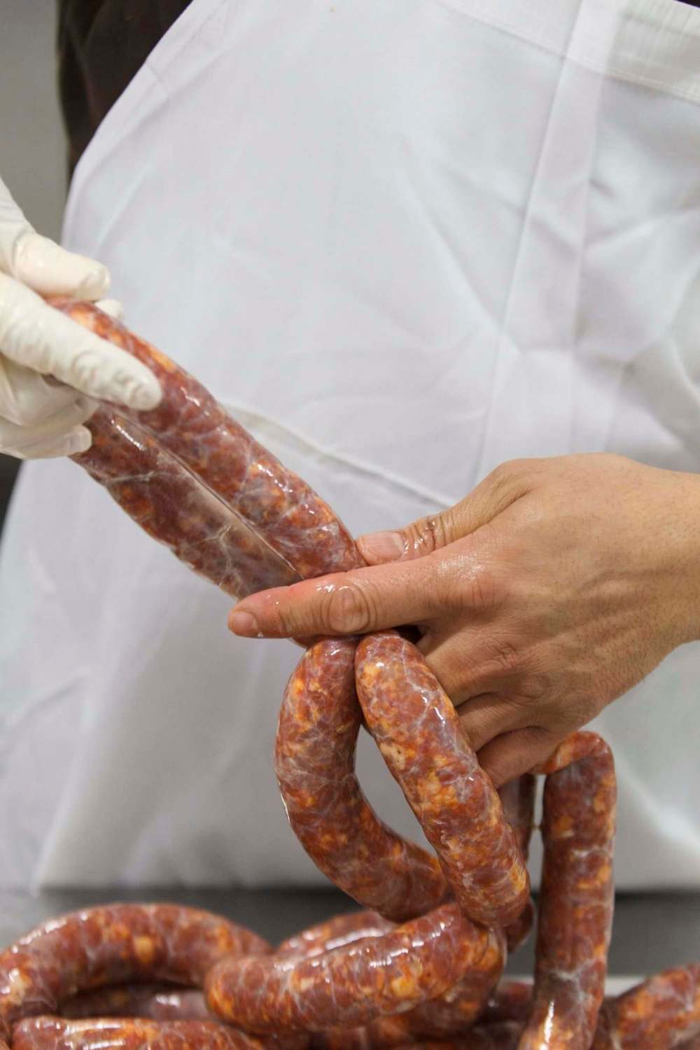 Sale sells his sausages to a number of meat stores, as well as restaurants.