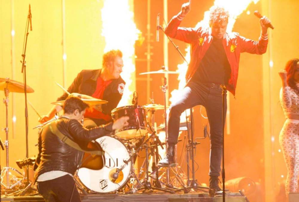 You can hear the Arkells at hockey games and weddings. (Darryl Dyck / The Canadian Press files)