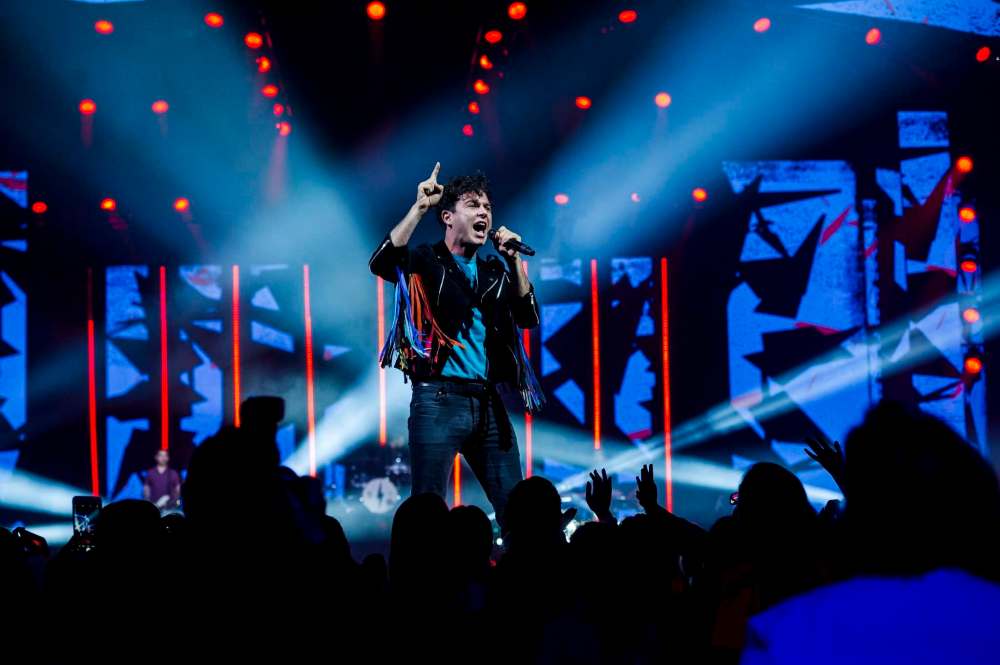 Max Kerman believes it's up to the listener to dive into the deeper meaning of the band's political songs. (Christopher Katsarov / The Canadian Press files)
