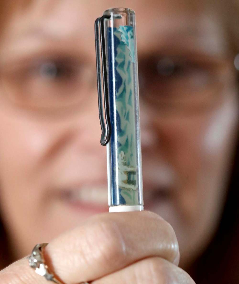 TREVOR HAGAN / WINNIPEG FREE PRESS
Pen with a polar bear from the Arctic Trading Company.