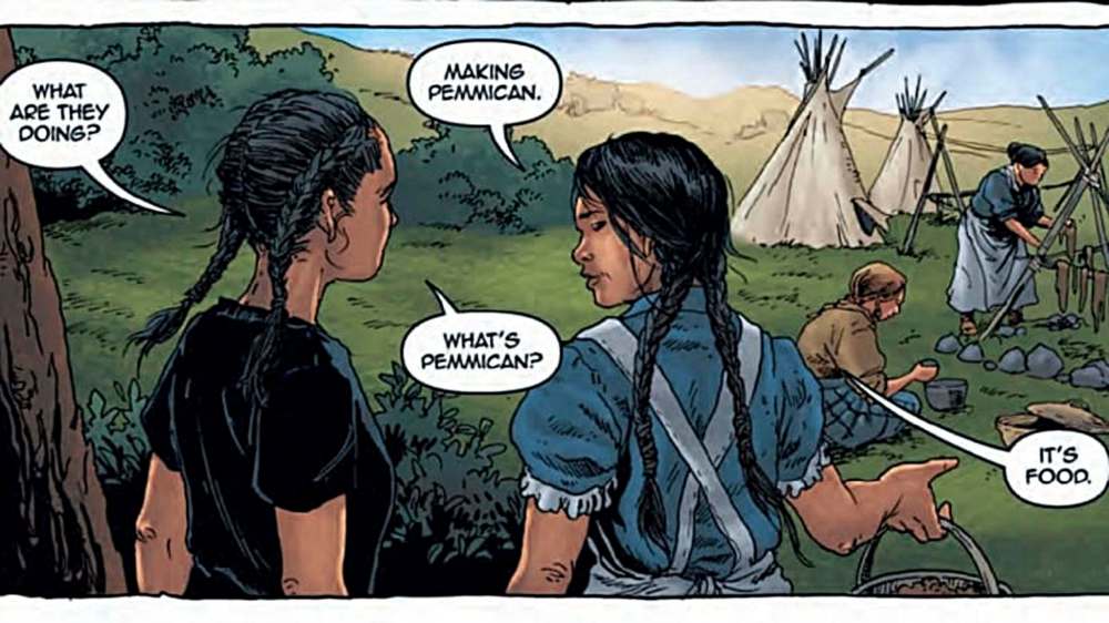 From Katherena Vermette's graphic novel A Girl Called Echo: