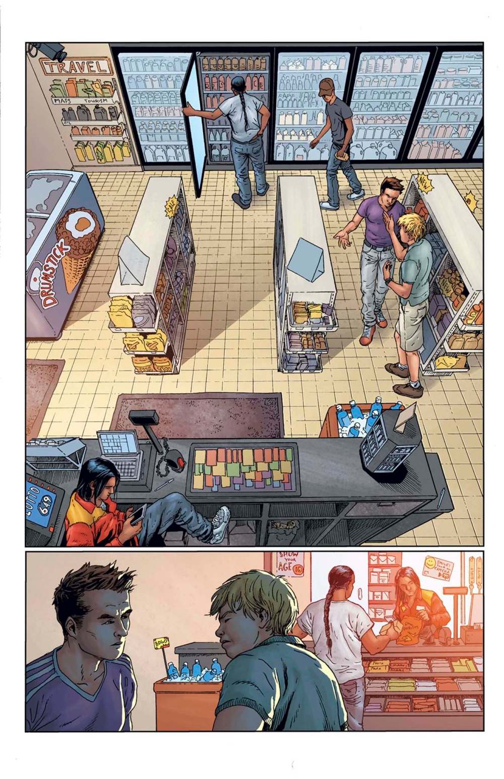 Image from Jen Storm's graphic novel Fire Starters.