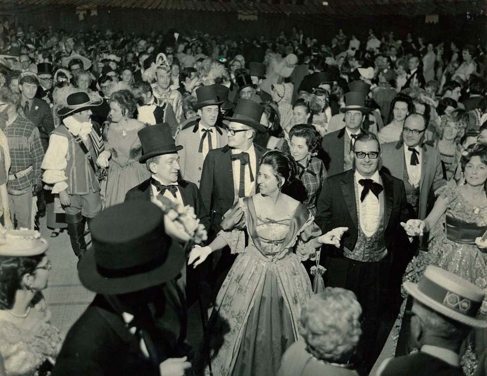 SUPPLIED
The Grand Ball at the first Festival du Voyageur in 1970.