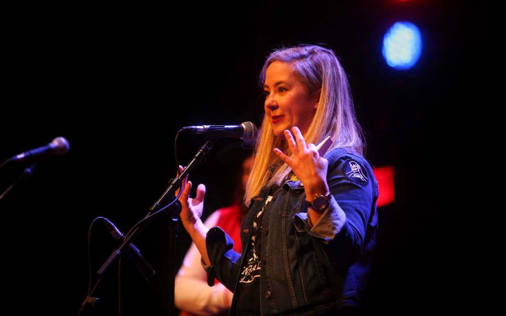Girls Rock Camp founder Brandi Olenick. (Trevor Hagan / Winnipeg Free Press)