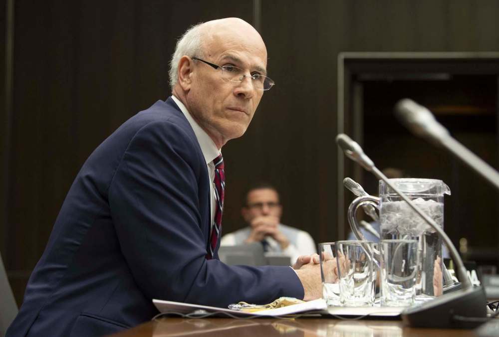 Adrian Wyld / The Canadian Press Files
Clerk of the Privy Council Michael Wernick appears before the House of Commons justice committee meeting on Feb. 21.