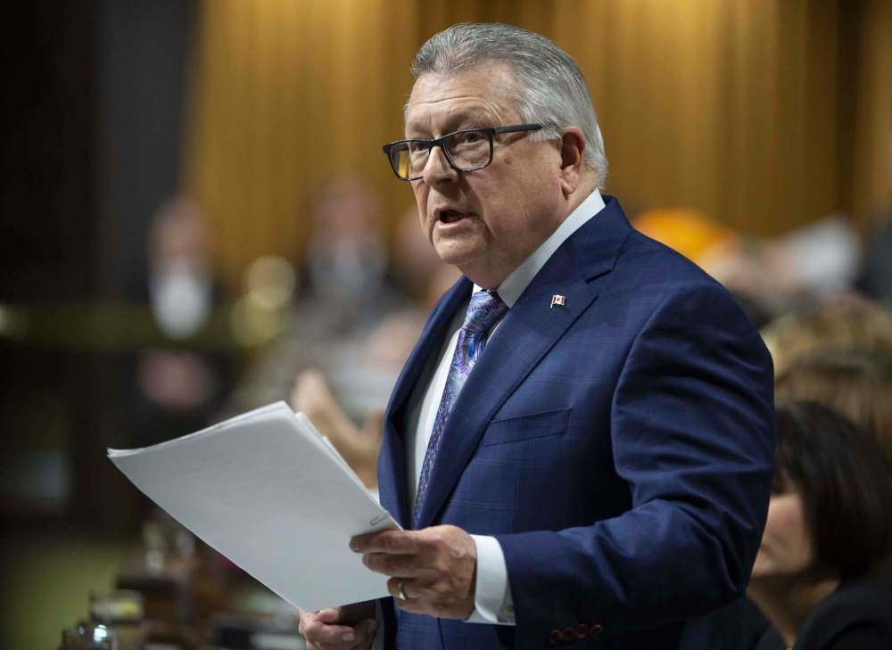 Public Safety Minister Ralph Goodale promised a bill to make it easier for people with records for possession of cannabis to get pardons. (Adrian Wyld / The Canadian Press files)