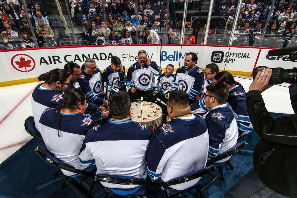 SUPPLIED WASAC night at the Winnipeg Jets game February 16, 2019.- for Niigaan Sinclair story / Winnipeg Free Press 2019